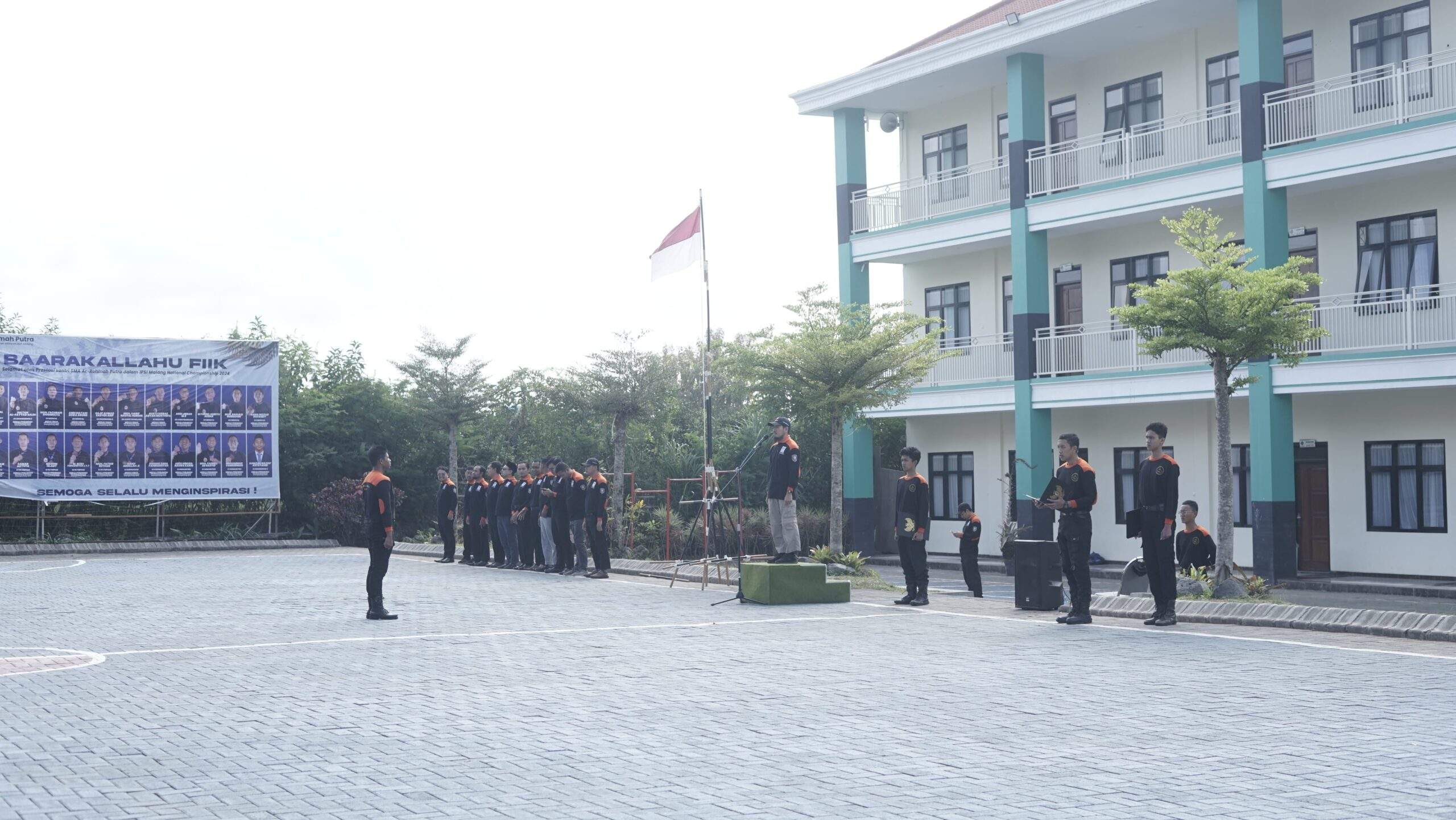 Apel Pembukaan Pandu Hidayatullah SMA Ar-Rohmah Putra Malang Tahun Ajaran 2024/2025