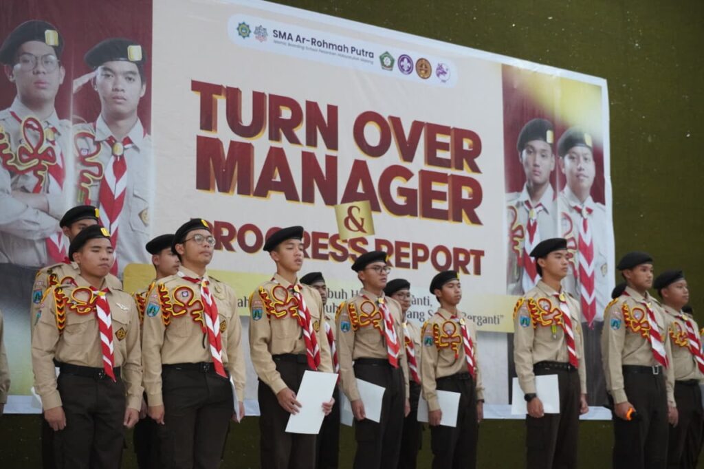Turn Over Manager & Progress Report Dewan Ambalan SMA Ar Rohmah Putra Tahun 2026